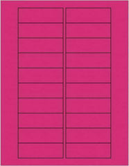 Tape Logic - 3" Long, Fluorescent Pink Paper Laser Label - For Laser Printers - Caliber Tooling