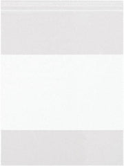 Value Collection - 8 x 8", 2 mil White Block Reclosable Polybags - Clear - Caliber Tooling