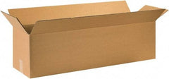 Made in USA - 12" Wide x 44" Long x 12" High Rectangle Corrugated Shipping Box - 1 Wall, Kraft (Color), 65 Lb Capacity - Caliber Tooling