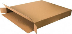 Made in USA - 8" Wide x 40" Long x 50" High Rectangle Corrugated Shipping Box - 1 Wall, Kraft (Color), 95 Lb Capacity - Caliber Tooling