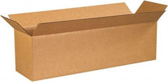 Made in USA - 10" Wide x 40" Long x 10" High Rectangle Corrugated Shipping Box - 1 Wall, Kraft (Color), 65 Lb Capacity - Caliber Tooling