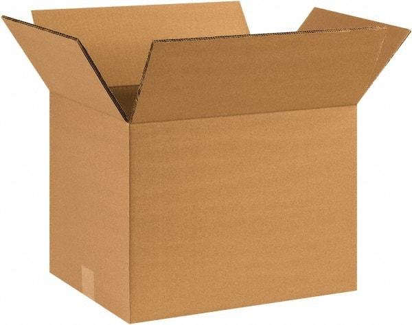 Made in USA - 10" Wide x 16" Long x 10" High Rectangle Heavy Duty Corrugated Box - 2 Walls, Kraft (Color), 100 Lb Capacity - Caliber Tooling