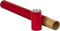 Made in USA - 3" Diam x 30" Long Round Telescoping Mailing Tubes - 2 Walls, Red - Caliber Tooling