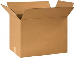 Made in USA - 16" Wide x 24" Long x 18" High Rectangle Corrugated Shipping Box - 1 Wall, Kraft (Color), 65 Lb Capacity - Caliber Tooling