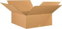 Made in USA - 30" Wide x 30" Long x 10" High Rectangle Corrugated Shipping Box - 1 Wall, Kraft (Color), 65 Lb Capacity - Caliber Tooling