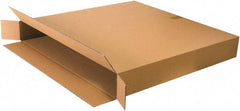 Made in USA - 6" Wide x 36" Long x 36" High Rectangle Corrugated Shipping Box - 1 Wall, Kraft (Color), 95 Lb Capacity - Caliber Tooling