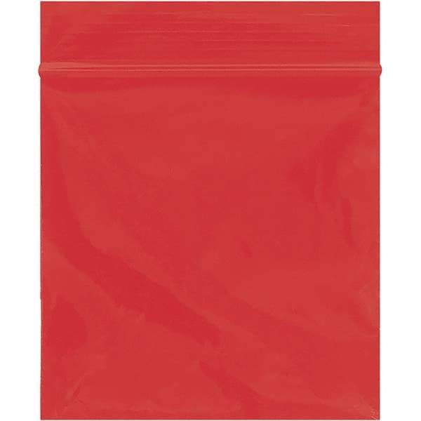 Value Collection - 3 x 3", 2 mil Reclosable Polybags - Red - Caliber Tooling