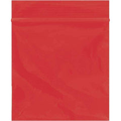 Value Collection - 3 x 3", 2 mil Reclosable Polybags - Red - Caliber Tooling