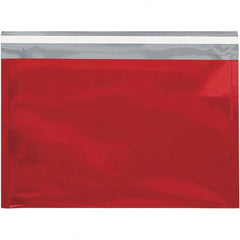 Value Collection - 12-3/4" Long x 9-1/2" Wide Peel-Off Self-Seal Metallic Mailer - Red - Caliber Tooling