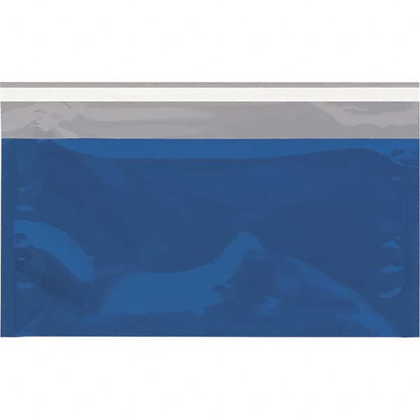 Value Collection - 10-1/4" Long x 6-1/4" Wide Peel-Off Self-Seal Metallic Mailer - Blue - Caliber Tooling