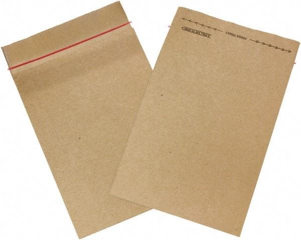 Made in USA - 13" Long x 9-1/2" Wide Self Seal Jiffy Rigi Bag Mailer - Kraft - Caliber Tooling