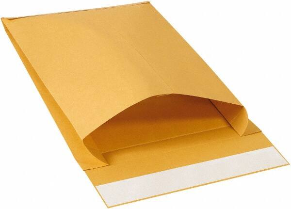 Made in USA - 15" Long x 12" Wide Peel-Off Self-Seal Natural Kraft Envelope - Kraft - Caliber Tooling