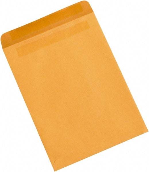 Made in USA - 13" Long x 10" Wide Self Seal Natural Kraft Envelope - Kraft - Caliber Tooling