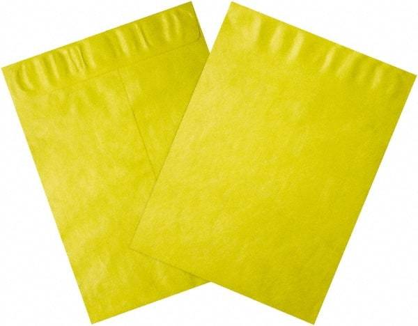 Dupont - 13" Long x 10" Wide Peel-Off Self-Seal Tyvek Flat Catalog Envelopes - Yellow - Caliber Tooling