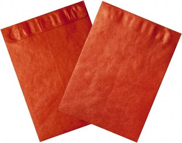 Dupont - 12" Long x 9" Wide Peel-Off Self-Seal Tyvek Flat Catalog Envelopes - Red - Caliber Tooling