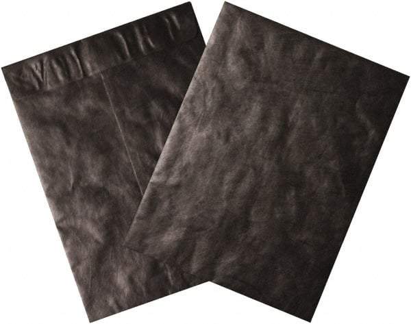 Dupont - 12" Long x 9" Wide Peel-Off Self-Seal Tyvek Flat Catalog Envelopes - Black - Caliber Tooling