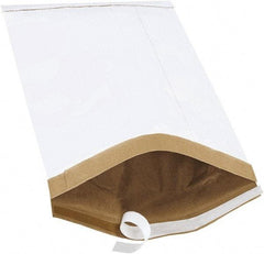 Made in USA - 16" Long x 10-1/2" Wide Peel-Off Self-Seal Padded Mailer - White - Caliber Tooling