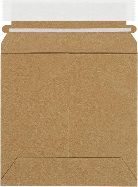 Made in USA - 6" Long x 6" Wide Peel-Off Self-Seal Flat Mailer - Kraft - Caliber Tooling