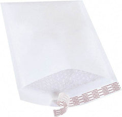 Made in USA - 14-1/2" Long x 8-1/2" Wide Peel-Off Self-Seal Bubble Mailer - White - Caliber Tooling