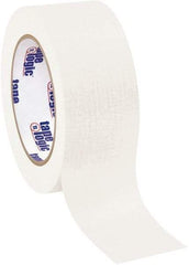 Tape Logic - 2" Wide x 60 Yd Long White Crepe Paper Masking Tape - 4.9 mil Thick - Caliber Tooling