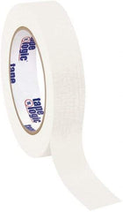 Tape Logic - 1" Wide x 60 Yd Long White Crepe Paper Masking Tape - 4.9 mil Thick - Caliber Tooling