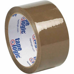 Tape Logic - 2" x 55 Yd Tan Rubber Adhesive Packaging Tape - Polypropylene Film Backing, 1.9 mil Thick, 22 Lb Tensile Strength - Caliber Tooling