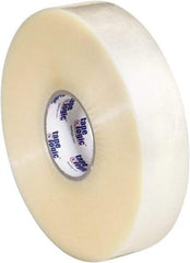 Tape Logic - 2" x 1,000 Yd Clear Hot Melt Adhesive Packaging Tape - Polypropylene Film Backing, 1.6 mil Thick, 26 Lb Tensile Strength - Caliber Tooling