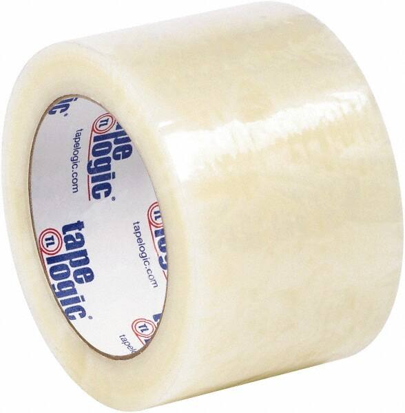 Tape Logic - 3" x 110 Yd Clear Hot Melt Adhesive Packaging Tape - Polypropylene Film Backing, 1.7 mil Thick - Caliber Tooling