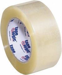 Tape Logic - 2" x 110 Yd Clear Acrylic Adhesive Packaging Tape - Polypropylene Film Backing, 2.6 mil Thick, 24.7 Lb Tensile Strength - Caliber Tooling