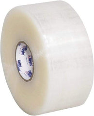 Tape Logic - 2" x 220 Yd Clear Acrylic Adhesive Packaging Tape - Polypropylene Film Backing, 2 mil Thick, 20 Lb Tensile Strength - Caliber Tooling