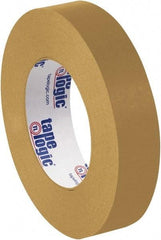 Tape Logic - 1" x 60 Yd Brown Rubber Adhesive Packaging Tape - Paper Backing, 7 mil Thick - Caliber Tooling