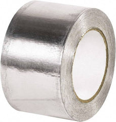 Made in USA - 3" x 60 Yds Silver Foil Tape - 5 mil, Acrylic Adhesive, Aluminum Foil Backing - Caliber Tooling