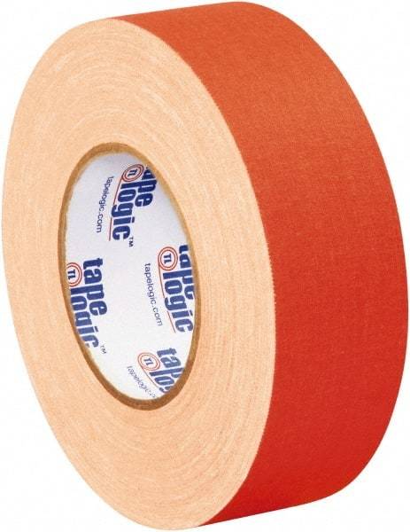 Tape Logic - 2" x 50 Yds Fluorescent Orange Gaffers Tape - 11 mil, Rubber Adhesive - Caliber Tooling