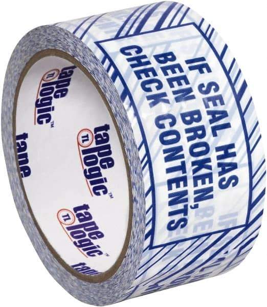 Tape Logic - 3,960" Long, Blue/White Security Tape - For Multi-Use - Caliber Tooling