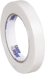 Tape Logic - 3/4" x 60 Yd Clear Hot Melt Adhesive Strapping Tape - Polypropylene Film Backing, 3.9 mil Thick, 100 Lb Tensile Strength - Caliber Tooling