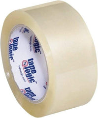 Tape Logic - 2" x 55 Yd Clear Acrylic Adhesive Packaging Tape - Polypropylene Film Backing, 3.5 mil Thick, 33.7 Lb Tensile Strength - Caliber Tooling