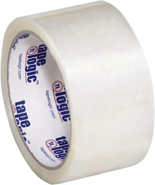 Tape Logic - 2" x 55 Yd Clear Hot Melt Adhesive Packaging Tape - Polypropylene Film Backing, 2.2 mil Thick - Caliber Tooling