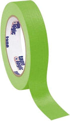 Tape Logic - 1" Wide x 60 Yd Long Green Crepe Paper Masking Tape - 4.9 mil Thick - Caliber Tooling