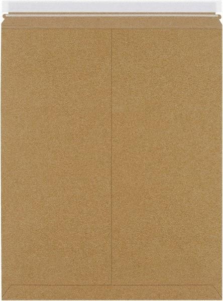 Made in USA - 21" Long x 17" Wide Peel-Off Self-Seal Flat Mailer - Kraft - Caliber Tooling