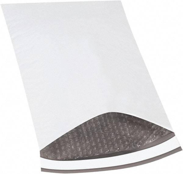 Made in USA - 16" Long x 10-1/2" Wide Peel-Off Self-Seal Padded Mailer - White - Caliber Tooling