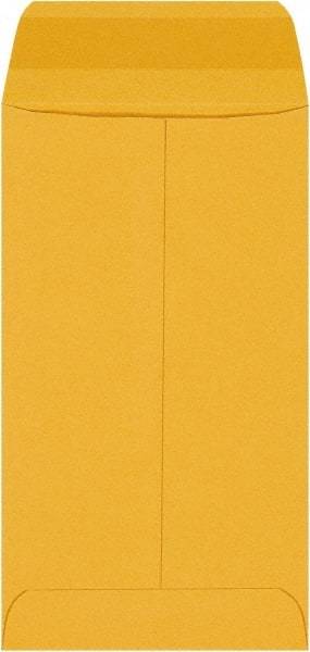 Made in USA - 6" Long x 3-3/8" Wide Gummed Flap Brown Kraft Envelope - Kraft - Caliber Tooling