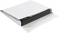 Made in USA - 13" Long x 10" Wide Peel-Off Self-Seal Expandable Envelope - White - Caliber Tooling