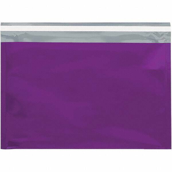 Value Collection - 12-3/4" Long x 9-1/2" Wide Peel-Off Self-Seal Metallic Mailer - Purple - Caliber Tooling