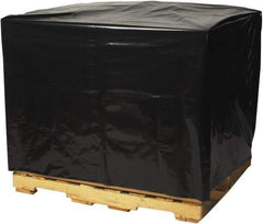 Made in USA - 68" Long x 65" Wide x 82" High Pallet Cover - Black, Case, 50 Piece - Caliber Tooling