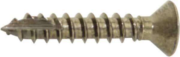 Hager - #9 Brass Hinge Screws - 1" Long - Caliber Tooling