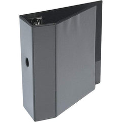 Universal One - 1,050 Sheet Capacity, 8-1/2 x 11", View Ring Binder - Polypropylene, Black - Caliber Tooling