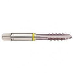 M14x2.0 2B 3-Flute Cobalt Yellow Ring Spiral Point Plug Tap-MolyGlide - Caliber Tooling