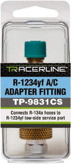 Spectroline - Low Side Automotive A/C Service Coupler - Yellow Actuator - Caliber Tooling