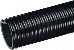 Kuriyama of America - 4" ID x 4.76" OD, 35 Max psi, Full In. Hg, Dry Material Handling & Transfer Hose - Polyurethane Liner, PVC Cover, -40 to 150°F, 6" Bend Radius, 50' Coil Length, Black - Caliber Tooling