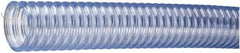 Kuriyama of America - 1-1/2" ID x 1.93" OD, 50 Max psi, 28 In. Hg, Dry Material Handling & Transfer Hose - PVC with Grounding Wire, -4 to 150°F, 3" Bend Radius, 50' Coil Length, Transparent - Caliber Tooling